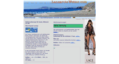 Desktop Screenshot of lanzarotewetter.com